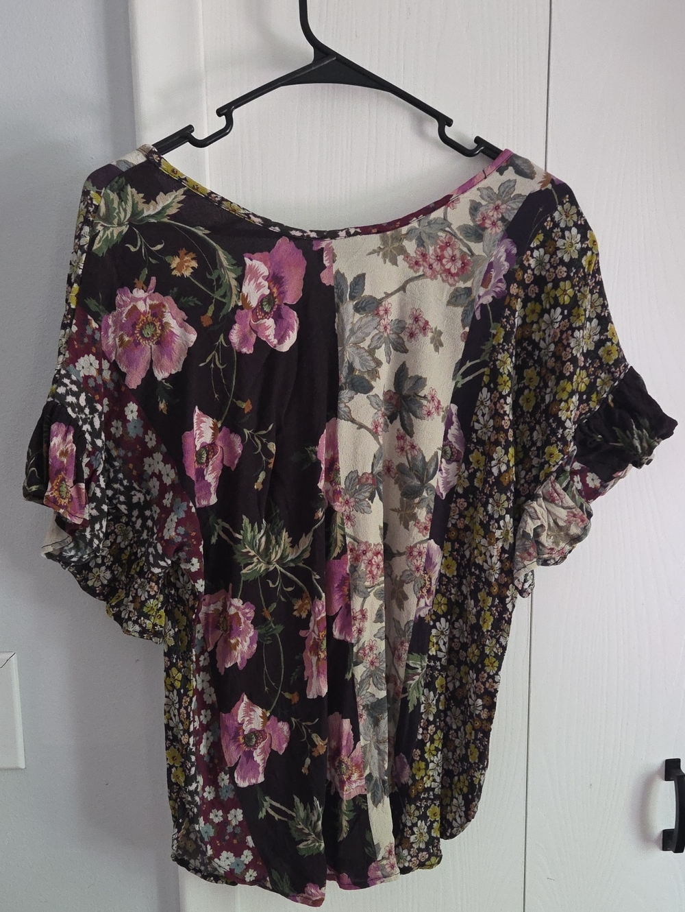 Karen Kane blouse patchwork L - Picture 5 of 7